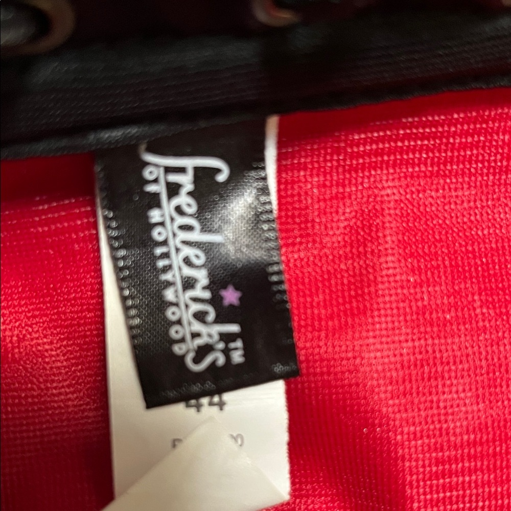 Frederick’s of Hollywood Red and Black Lace Corset size 44 - Picture 2 of 3